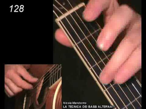 Fingerpicking lessons 127-130, Alternating Bass Guitar Method