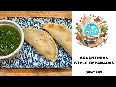 Authentic Argentinian Style Empanadas with Homemade Chimichurri Sauce | Traditional Recipe & History