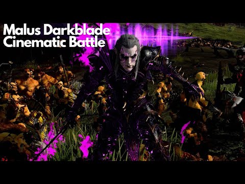 Totalwar Warhammer - Malus Darkblade (Cinematic Battle)