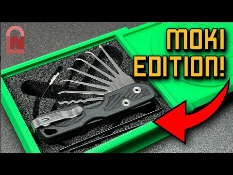 Lockmaster Jackknife Moki Edition Folding Lock Pick Set