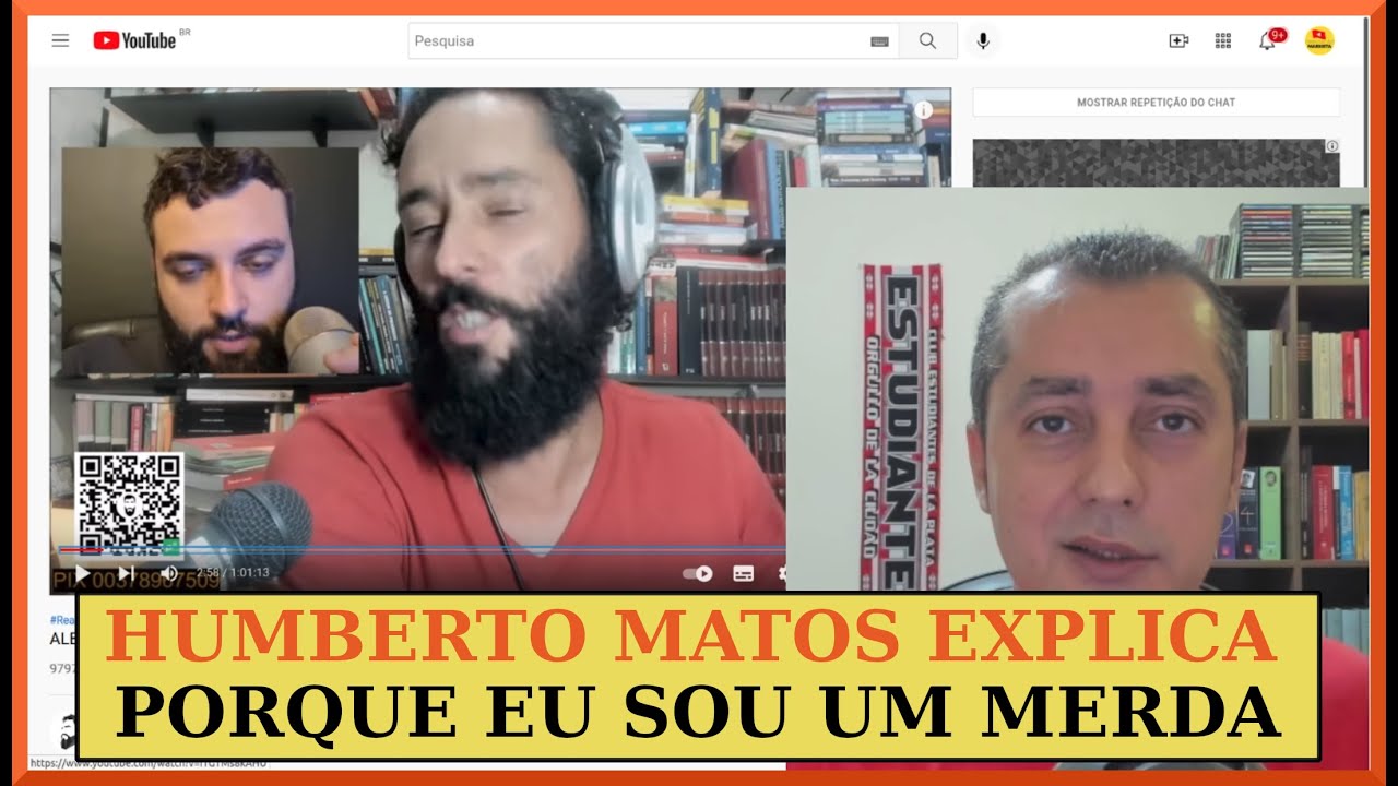 HUMBERTO MATOS e a recusa de qualquer DEBATE. POR QUE? EP #164