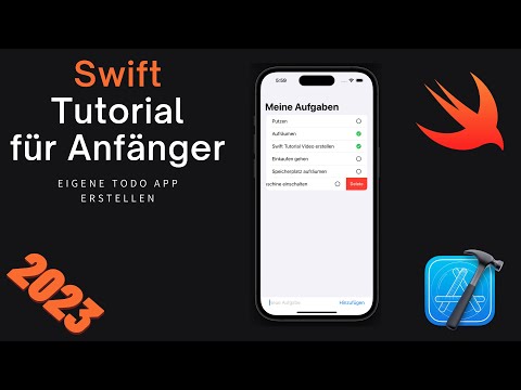 SwiftUI Tutorial 2023 - Todo App erstellen - Deutsch für Anfänger ohne Vorwissen