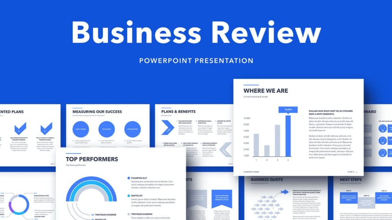 Business Review PowerPoint Template