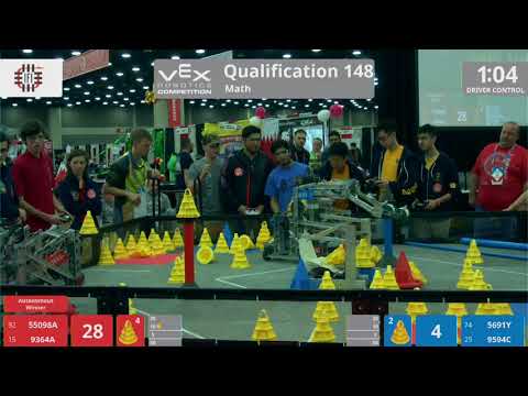 2018 VRC Math Q148 - 55098A 9364A vs 5691Y 9594C - 77 to 37