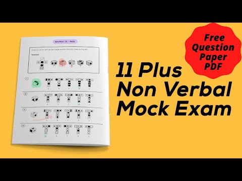 11+ Non Verbal Reasoning - Mock Exam Walkthrough