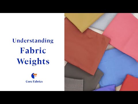 Understanding Fabric Weights | Core Fabrics