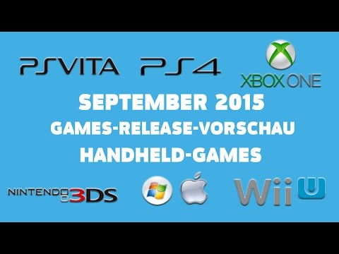 Games-Release-Vorschau - September 2015 - Handheld // powered by Konsolenschnäppchen.de