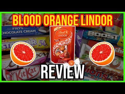 Lindt Lindor Blood Orange Review