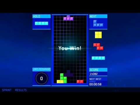 Tetris Ultimate (Vita) - Sprint: 52 seconds