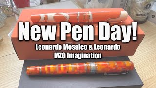 Leonardo Mosaico & MZG Unboxing - These Pens Are Stunning! ππ§‘