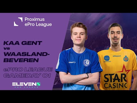 KAA Gent - Waasland-Beveren (Proximus ePro League - Matchday 1)