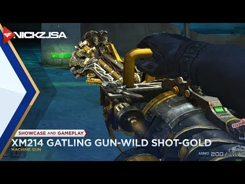 XM214 Gatling Gun-Wild Shot-Gold (including PVE Test!) | CROSSFIRE China 2.0