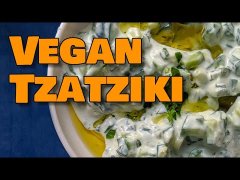 Vegan Tzatziki! Super Easy Recipe made with TOFU!