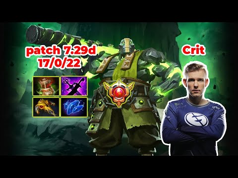 EG Crit Earth Spirit Mid - DOTA 2 7.29d - MMR rank - Dota2 Gameplay [Learn To PRO dota2]