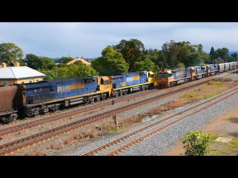 Train Spotting. Coal, Freight, Passenger, Grain. NSW Australia 1/5/2022