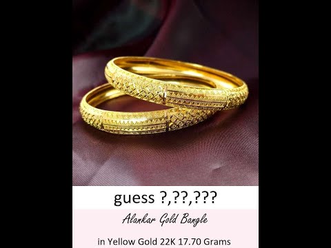 Handmade gold bangles on candere - Guess prices