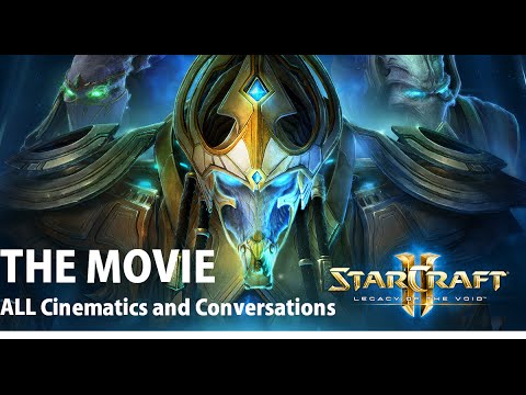 (HD) Starcraft 2 - Legacy of the Void - Full Campaign MOVIE (All Cinematics and Conversations!)