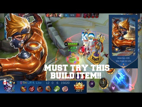 HYPER HAYABUSA TOP SUPREME GAMEPLAY PERFECT || WINRATE  82% MANIAC WITH SHADOW KILL - Mobile Legends