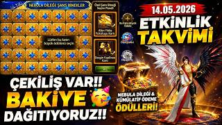 14.05.2026 ETKİNLİK TAKVİMİ (ÇEKİLİŞ VARR!!)  | NEBULA DİLEĞİ GELİYOR! | WARTUNE