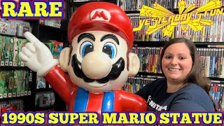 1990’s LIFE-SIZE SUPER MARIO STATUE! Added this RARE NINTENDO 64 ERA store display to the collection