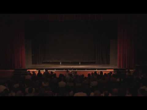 Theatre Audience Applauding Empty Stage NO FEE ROYALTY FREE VIDEO FOOTAGE :