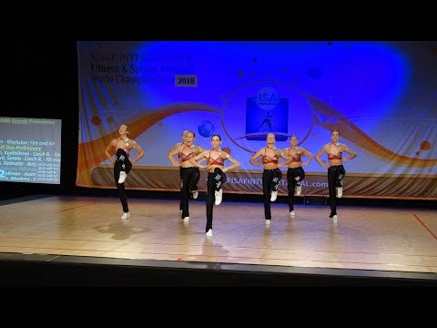 FISAF World Championships 2018 - Fire and Ice - junior Aerobic Grande - RheAxion Belgium