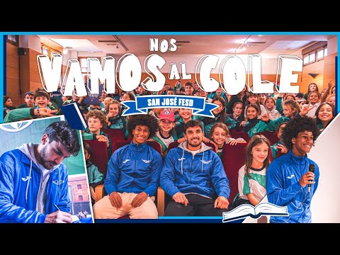 Mauro Arambarri y Peter Federico visitan el colegio San José FESD 🎒