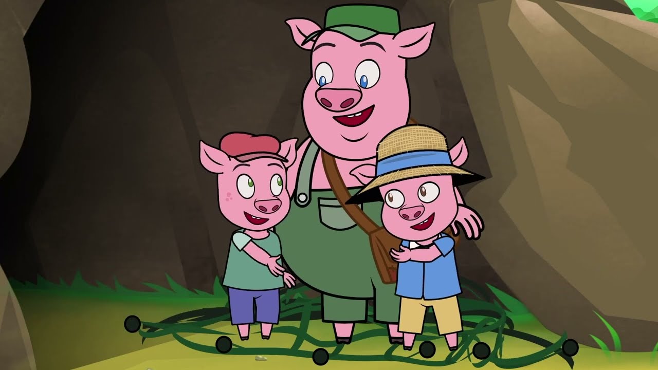 2 Contos de Lobo Mau | 3 Porquinhos + O Julgamento da Floresta | Desenho Animado@OsAmiguinhosTV