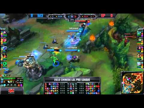 [Highlights] Master3 vs Energy Pacemaker Game 1 LPL Spring 2015 W5D3  M3 vs EP