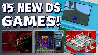 15 New DS Games! [HOMEBREW]