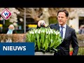 Premier Mark Rutte doopt tulp in Keukenhof: 'Jarenlang op gewacht' - OMROEP WEST
