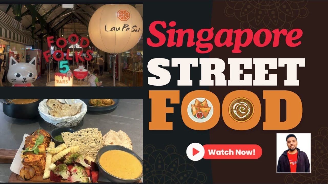 Lau Pa Sat Singapore | Iconic Food Street in the Heart of Skyscrapers 🇸🇬 | Best Street Food