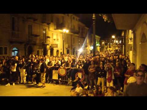 Montagano 15 Agosto 2010 fuochi d'artificio in Via Rampa dei Leoni