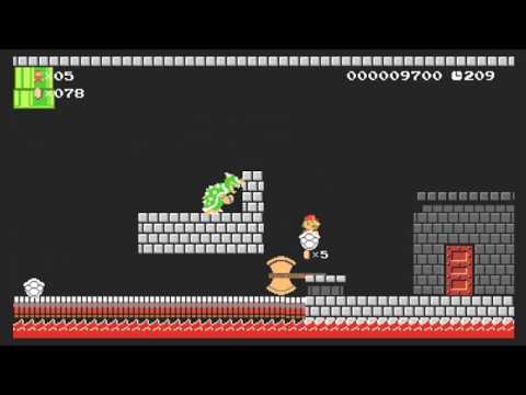 SMM2 Job 13: Dry Bones Shell Boating