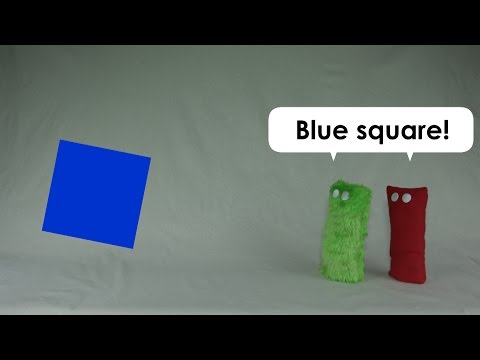 色と形｜TOMMU TOMMU TOMMU.散歩に行こう！青・赤・黄・緑・白 (Colours + Shapes | TOMMU TOMMU: Let's Go For A Walk | Blue , Red, Yellow, Green, White)