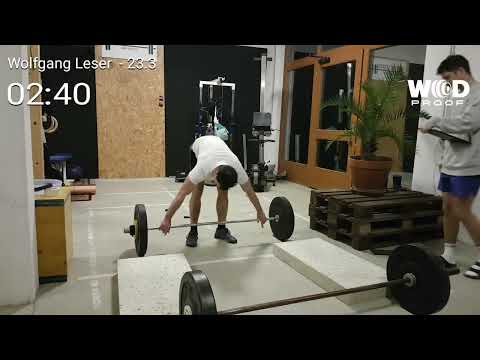 CrossFit Games Open 23.3 Men Rx'd - Wolfgang Leser - 125 reps
