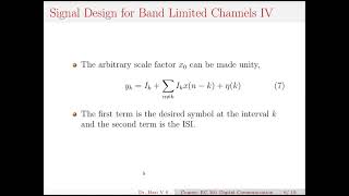 Inter Symbol Interference