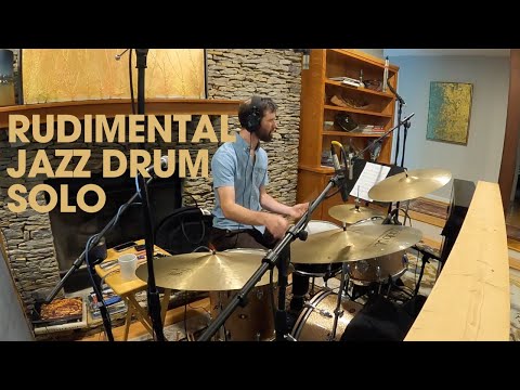 Jazz Drum Solo in a Rudimental Swing Style - Rudiments inspired by Philly Joe Jones and Buddy Rich