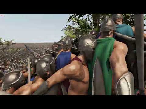 100000 Spartan Army vs 100000 Roman Soldiers Epic Battle - Who Will Triumph? #romans #spartans