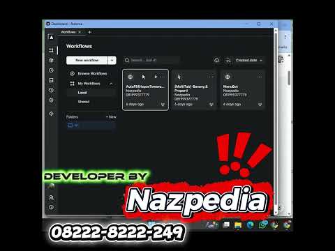 ✅Cara Menambahkan Workflow Automa di Browser Chrome dengan Mudah #pengganti #imacros #nazpedia