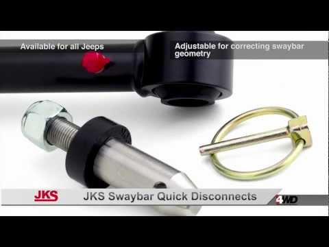 JKS Swaybar Quick Disconnects for Jeep