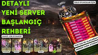 BU VİDEOYU İZLEMEDEN YENİ SERVER'A BAŞLAMA! | Knight Online