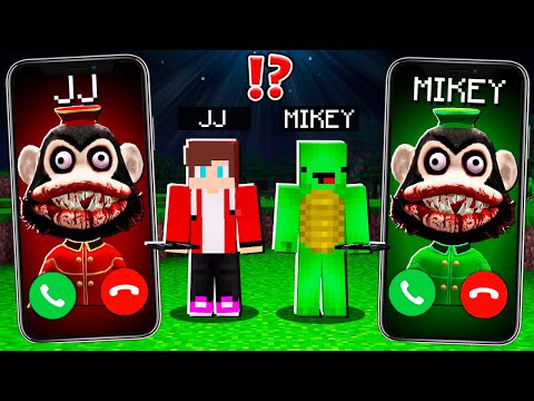 EPIC Showdown: Mikey vs JJ Creepy Monkey in Minecraft Maizen