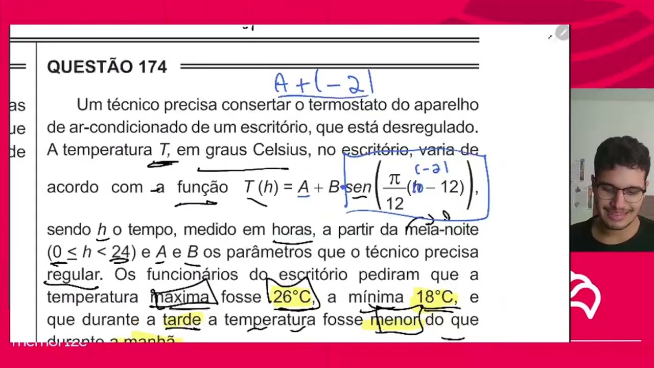 Resolução em Vídeo — Questão 174 ENEM 2015 PPL