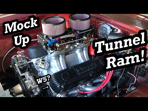 Small block Tunnel Ram test fit!