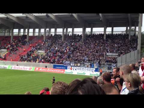 Freistoßtor zum 1:1-Ausgleich des Karlsruher SC bei den Kickers Offenbach