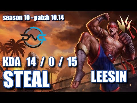 【韓国サーバー/GM/Duo Evi】DFM STEAL リーシン(Leesin) VS エコー(Ekko) JG - Patch10.14 KR Ranked【LoL】