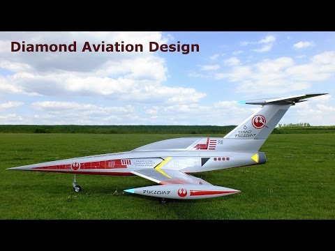 Diamond Aviation Design, jet turbine powered RC model, 2016