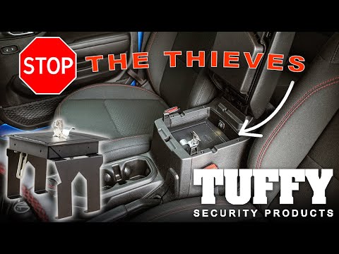 Protect your Jeep with a Tuffy Locking Center Console