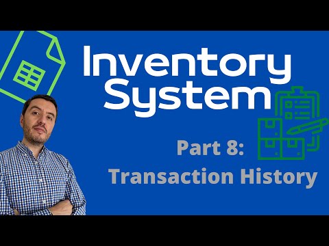 Create a STOCK Management System in Google Sheets 